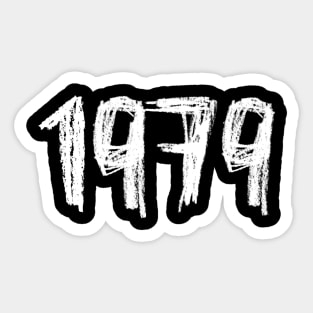 1979 Birthday, Birth Year 1979, Born in 1979 Sticker